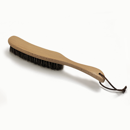 Hat Care Brush with Natural Horsehair